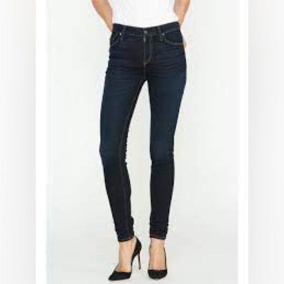 HUDSON JEANS Nico Mid-Rise Super Skinny Ankle Jeans - Picture 1 of 9
